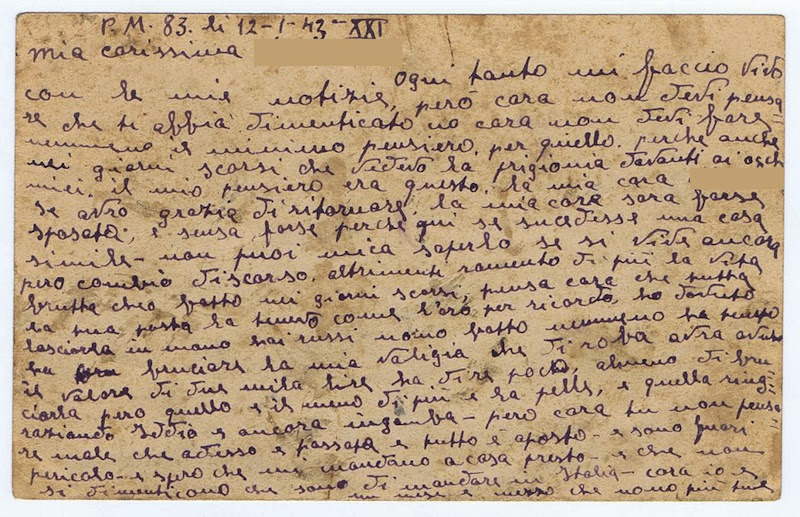Lettera di un soldato al fronte - Per la pace