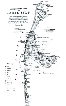 øEn Sild Kort Historisk kort over øen Sild (Image) for_32_2_23_qu_syltkarte_de_ øEn Sild Kort