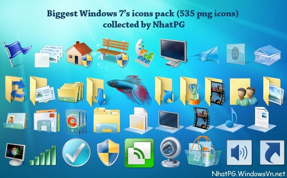 Windows 7 Icons For Vista & XP