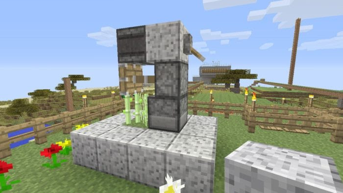 Switchマインクラフト攻略 自動骨粉サトウキビ収穫機 Switch速報