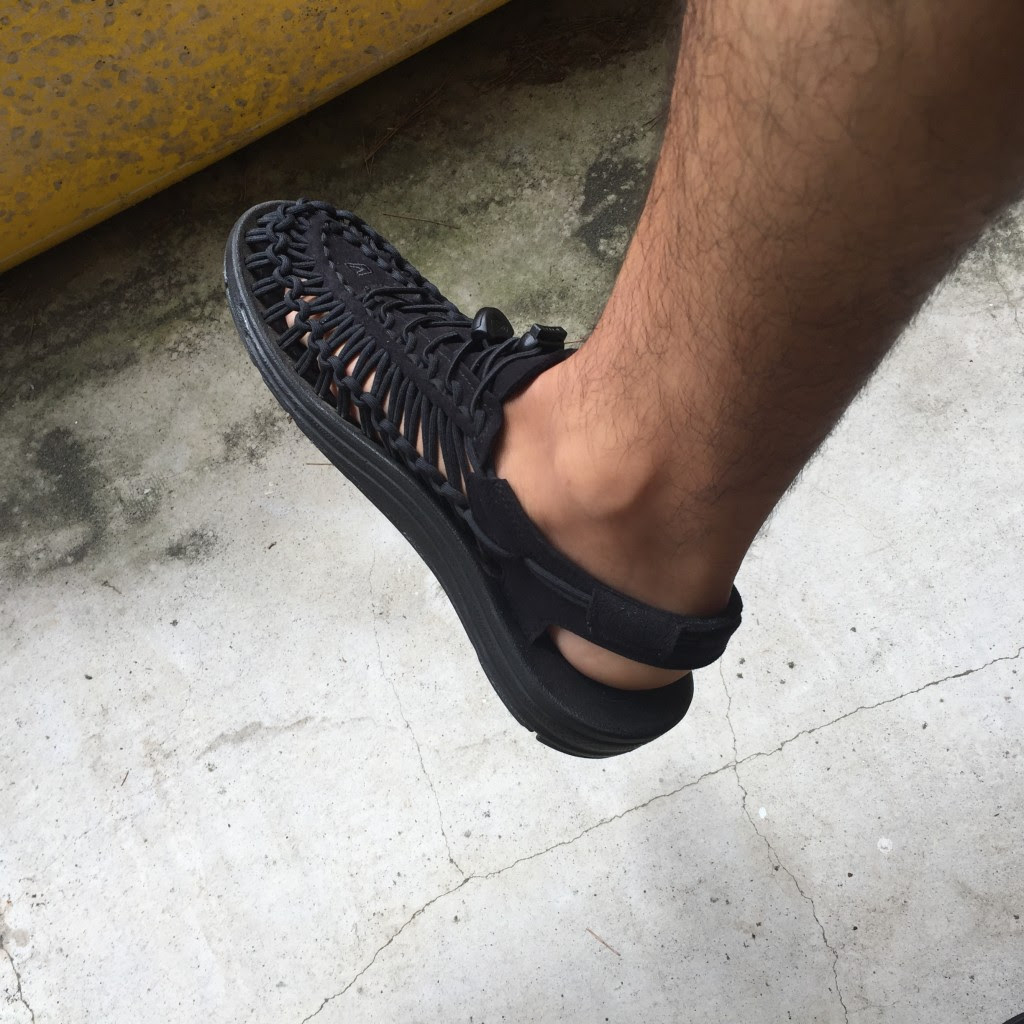 Keen キーン のuneek ユニーク サンダル口コミレビュー 靴下有無 サイズ感レビュー ふじさわブログ