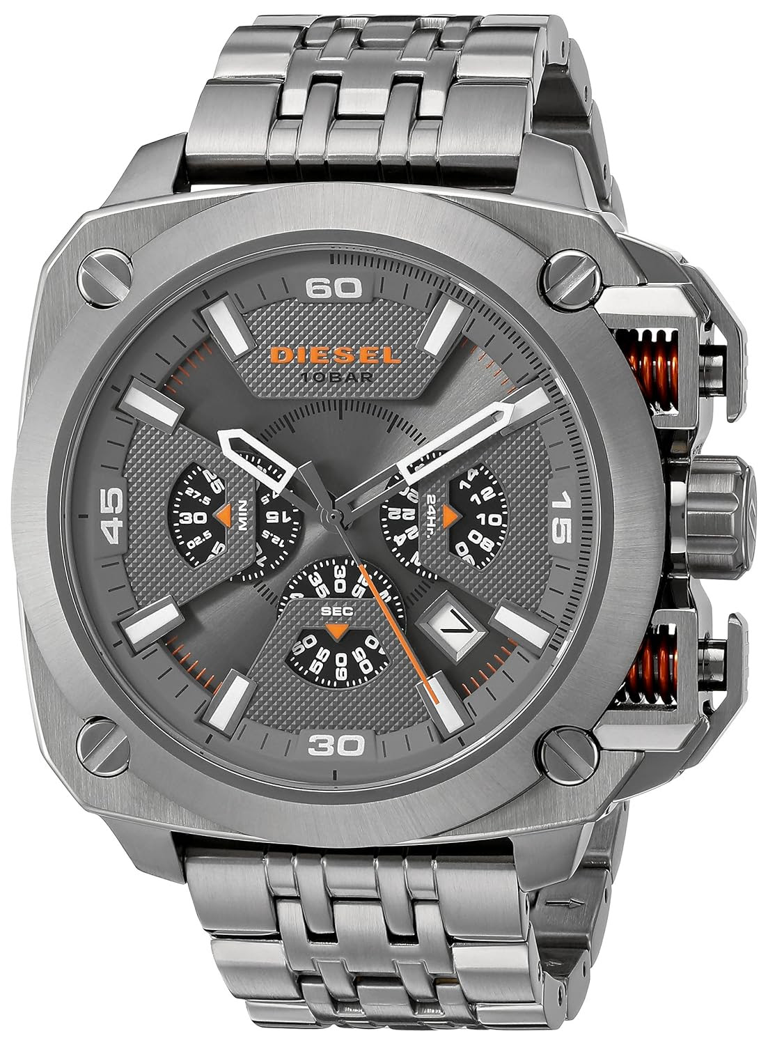 Diesel DZ7344 BAMF 57MM Men's Chronograph Stainless Steel ...