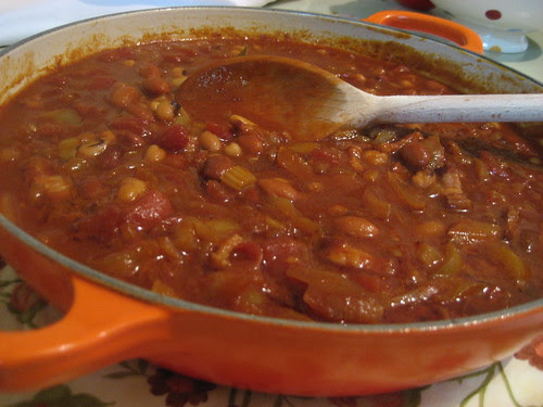 Barbecued beans