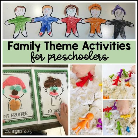  preschool family theme activities family crafts preschool preschool
