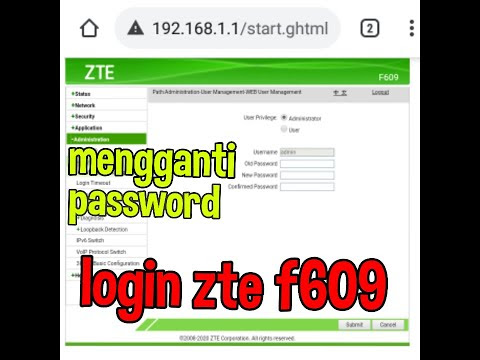 Password Indihome Zte Login Information Account Loginask