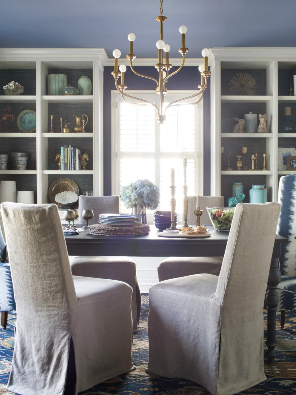 Spice Up Your Dining Room With Stylish Slipcovers | HGTV