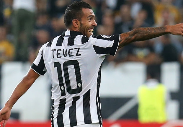 Tevez Juventus shirt, Serie A 2014-15 - signed - CharityStars