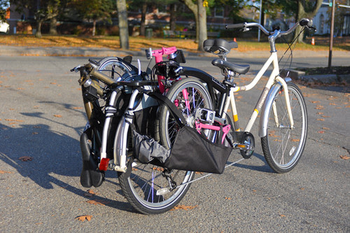 Two Bromptons on an Xtracycle