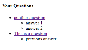 Required output