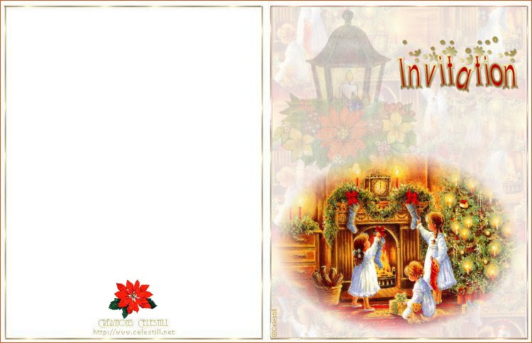 Carte A Imprimer Invitation Noel