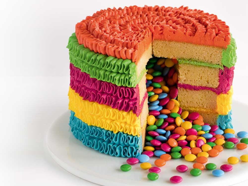 Piñata Surprise Birthday Cake 9kitchen