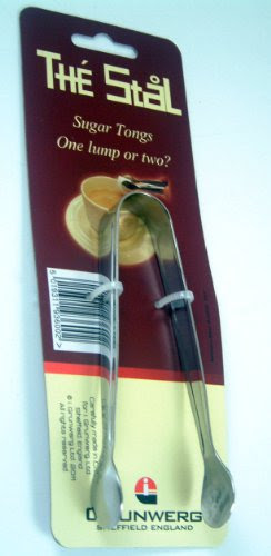Grunwerg mirror finish stainless steel sugar cube tongs