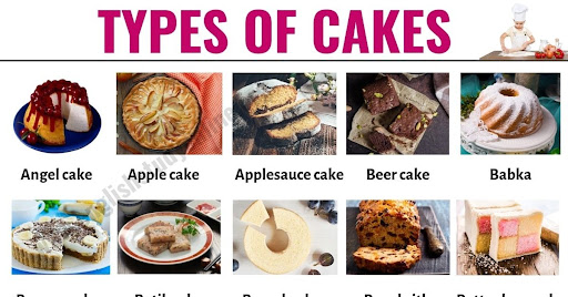 Different Kinds Of Desserts