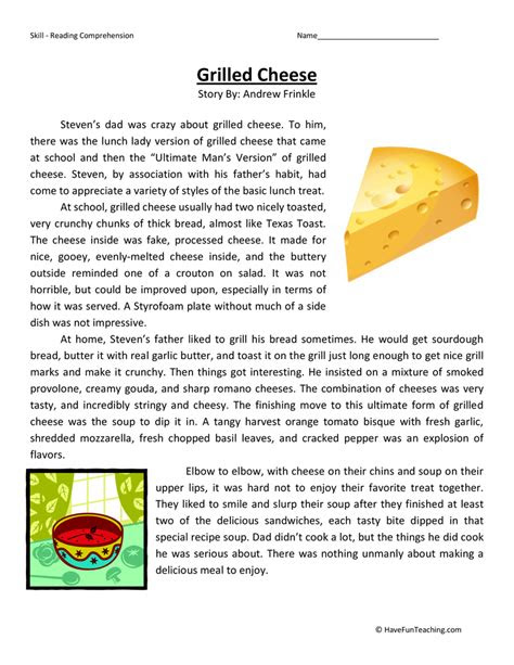  sixth grade reading comprehension worksheets have fun teaching