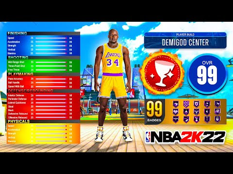 BEST CENTER BUILD in NBA 2K22 CURRENT GEN (GAME-BREAKING)