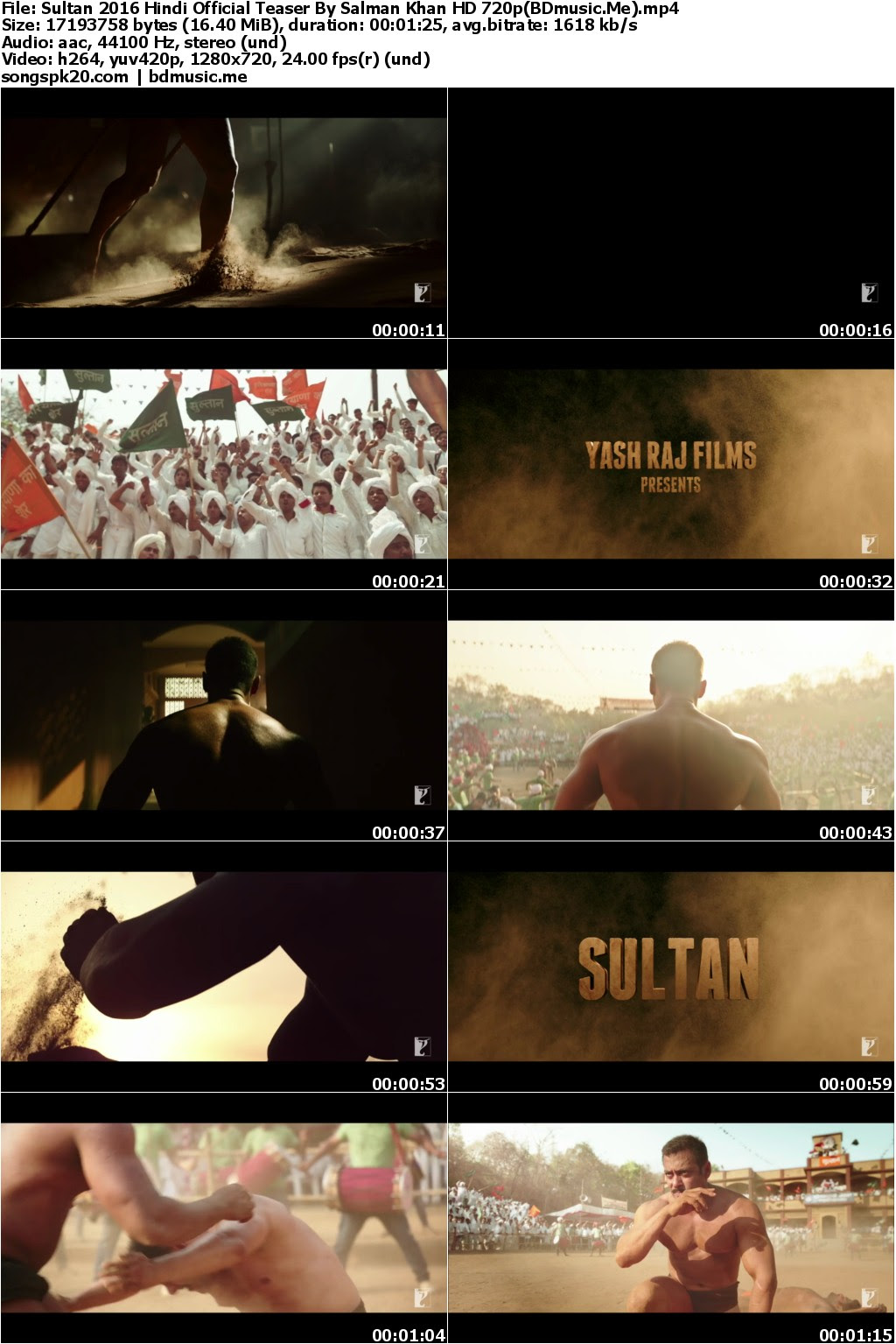 Sultan (2016) Worldfree4u - Hindi Official Teaser HD - Khatrimaza