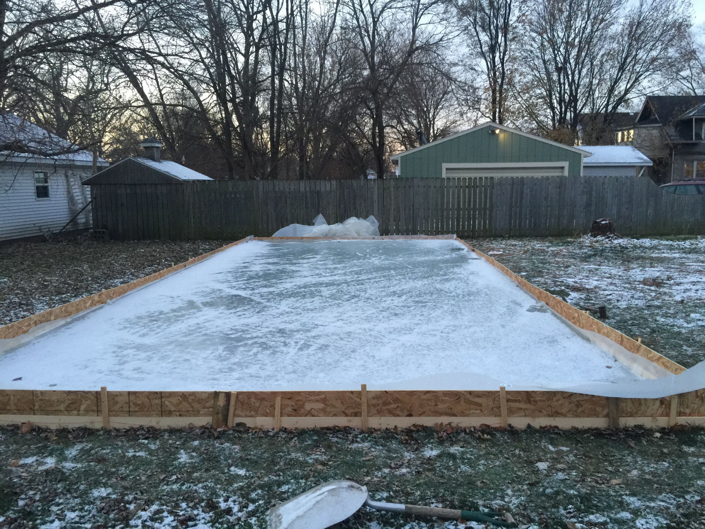 DIY Backyard Ice Rink  Make: