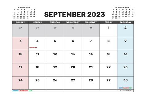 Print a calendar for september 2023 quickly and easily. free printable september 2023 calendar 12 templates