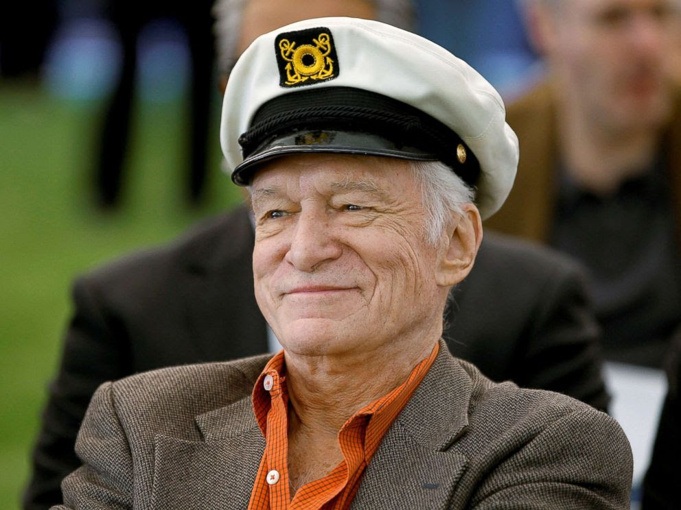 PHOTO: Playboy Magazine founder Hugh Hefner at the news conference for the upcoming Playboy Jazz Festival, at the Playboy Mansion in Los Angeles, Feb. 10, 2011.