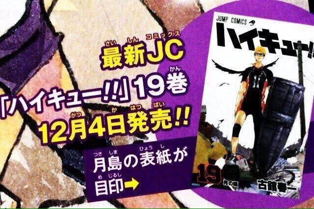 ちょっと待って ハイキュー19巻の表紙が ヅッギィィィィィ 話題の画像がわかるサイト