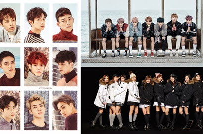 Foto: EXO, BTS dan Twice dianggap memiliki fandom yang kuat sehingga masing-masing bernilai Rp 116 miliar http://ift.tt/20kt43r - Berita Terkini EXO Terbaru Hari Ini -Tak bisa dipungkiri kalau EXO, Bangtan Boys dan Twice merupakan 3 grup idol terpopuler saat ini. Popularitas yang dimiliki 3 grup ini pun membawa mereka mendapat banyak tawaran kerja sama tak hanya di bidang musik tapi juga kecantikan, elektronik hingga peralatan sehari-hari. 
