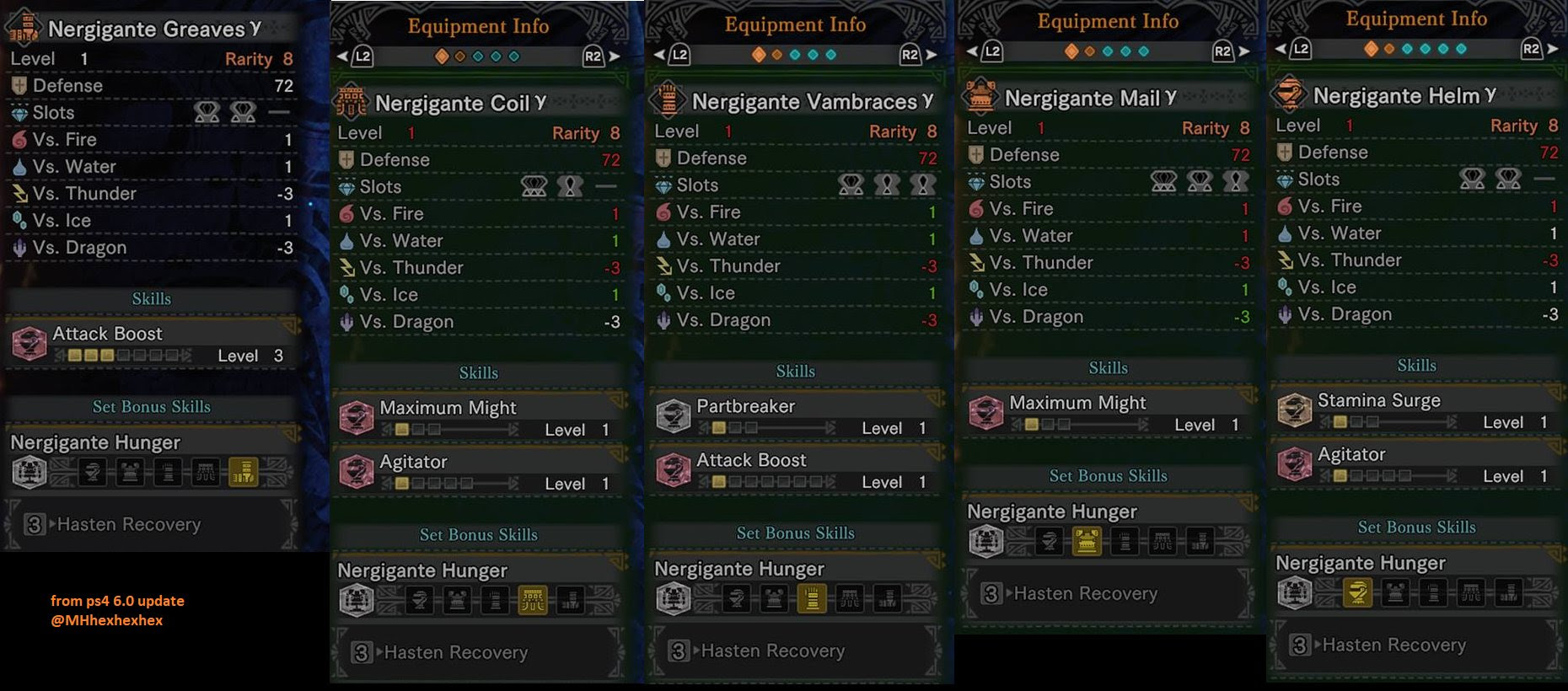 Mhw 歴戦王ネルギガンテのオーグg防具の性能がリークされるｗｗ モンハンライズ攻略まとめ Mhrise