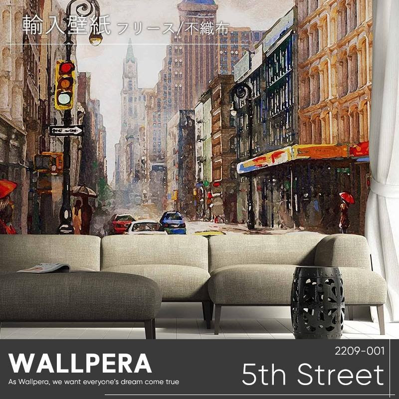 輸入壁紙 5th Wallpera 輸入壁紙 フィフスストリート おしゃれ 29 001 Kpera016 ビニールカーテンのcレンジャー 住宅設備 壁紙 不織布 おしゃれ Street