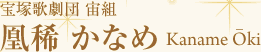 宝塚歌劇団 宙組 凰稀かなめ 