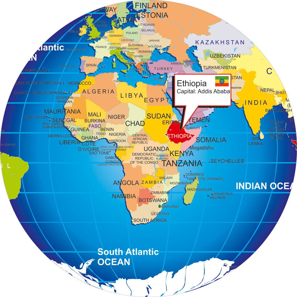 Where Is Ethiopia Located On The World Map Ethiopia on the World Map | wold map