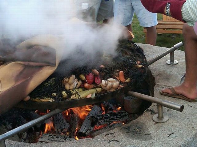 Delicious Outdoor Lobster Feast