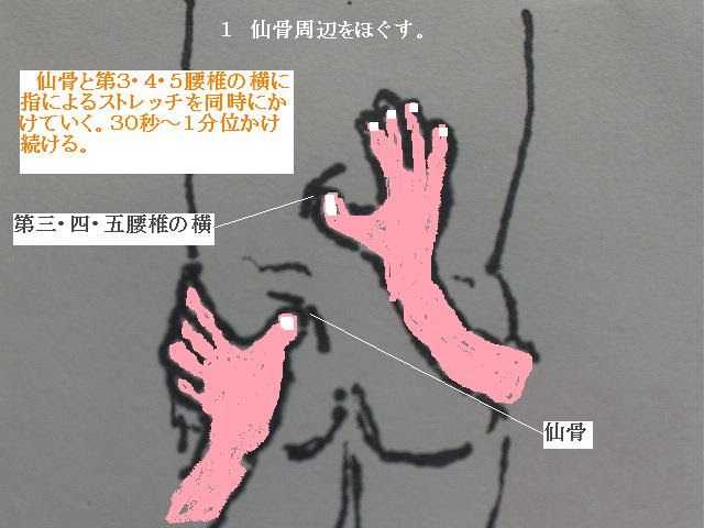 仙骨股関節集中ストレッチ法 鉾田市の移動整体院 股関節痛なら 腰痛ストレッチ施術室