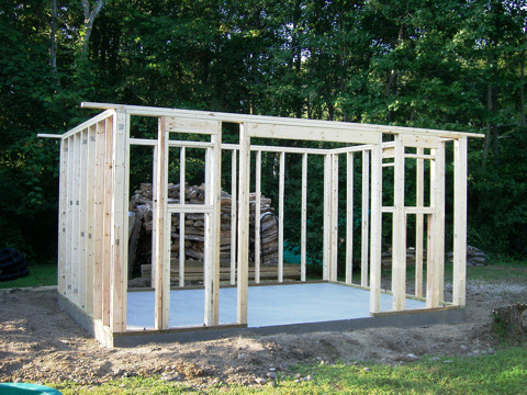Atlantic Shed, Concrete Slab Info