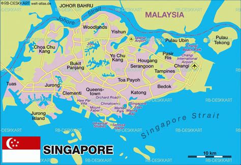 singapore map travelsfinderscom