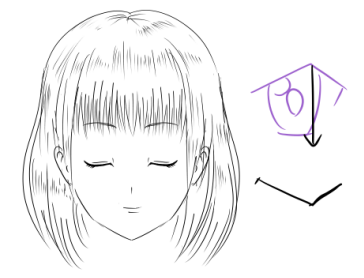 026 閉じた目を描く I Wanna Be The お絵かきマン