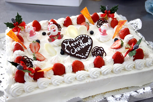 クリスマスケーキ パーティータイプ のご注文 シートデコレーション 熱海 住吉屋の店長ブログ