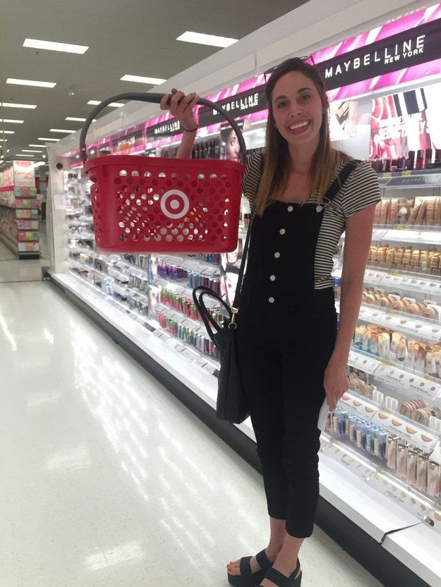 And because I am not yet a millionaire pop singer, I did not have $250 to spare. So I traveled to heaven, aka Target, and found cheaper versions of the makeup he uses.