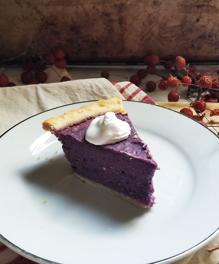 Purple Sweet Potato Pie (Kamote Pie) The Skinny Pot
