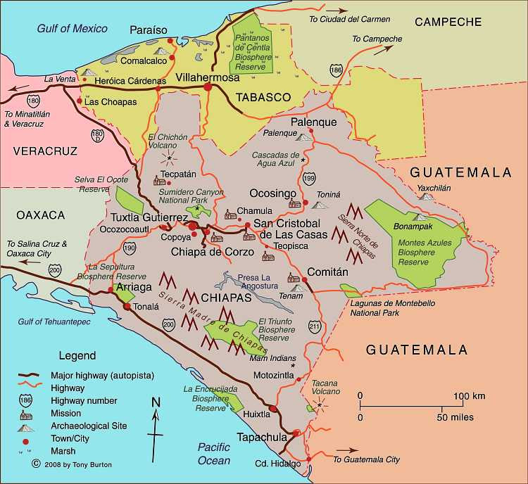 Map Of Chiapas State Mexico Chiapas map and index page | Geo Mexico, the geography of Mexico