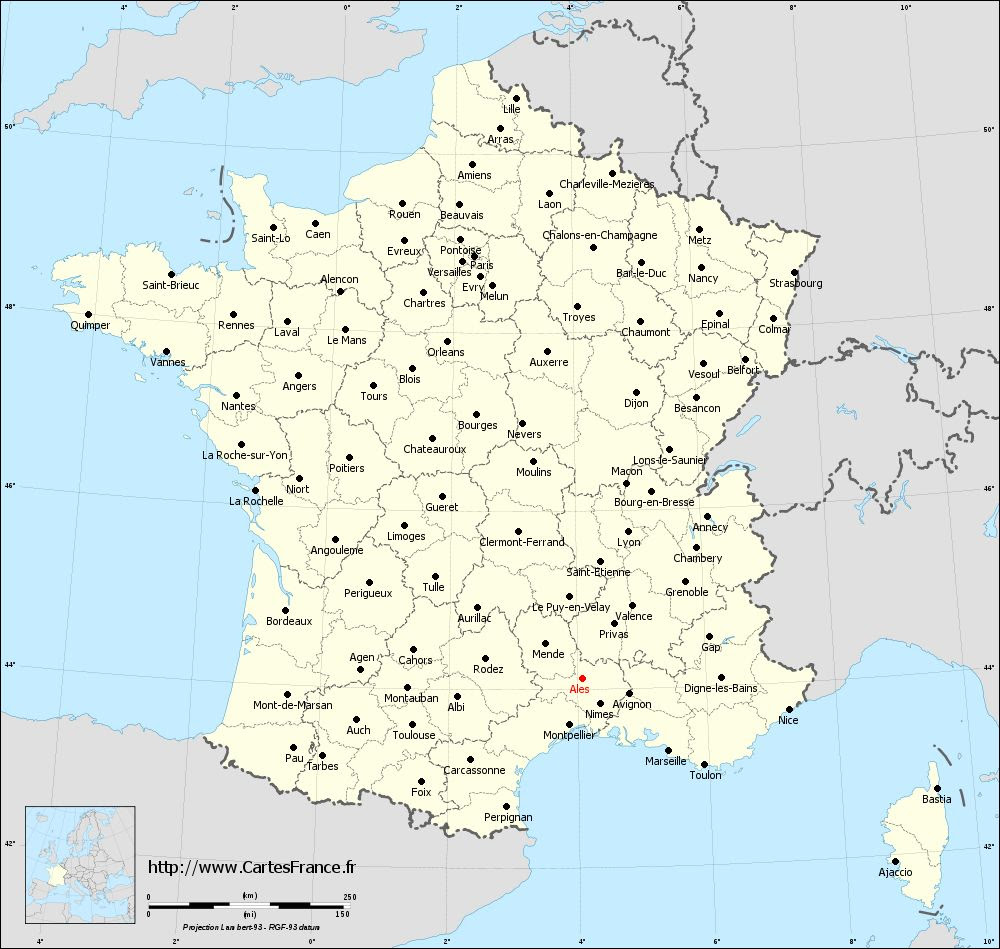 CARTE ALES : cartes d'Alès 30100