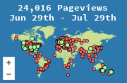 Locations of visitors to this page