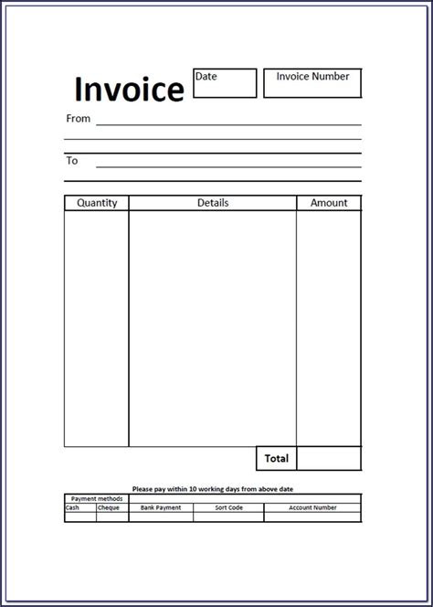  self employed invoice template australia template 1 resume examples