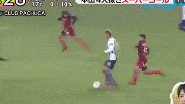 Gif小ネタ 本田圭佑の4人抜きゴール 3人一気に交わした際のダブルタッチをスローで見たら工口すぎへん サッカーまとめアンテナ サッカーラボアンテナ