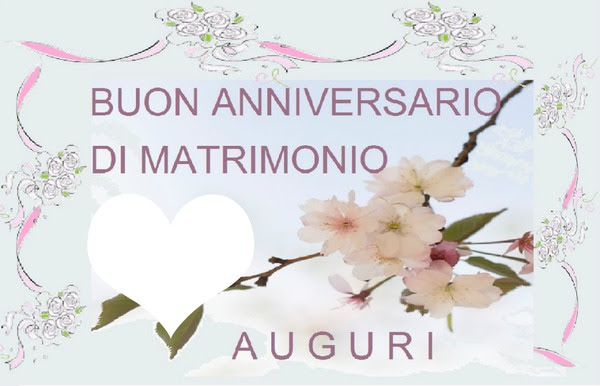 Fotomontaggio anniversario di matrimonio - Pixiz