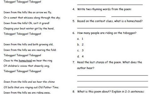 Download grade 4 poems with questions How to Download EBook Free PDF