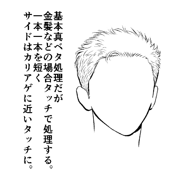 漫画テクニック 髪の描き方 男女別 髪型別の描き分け方とは Oyukihan S Blog 漫 パワー充電所