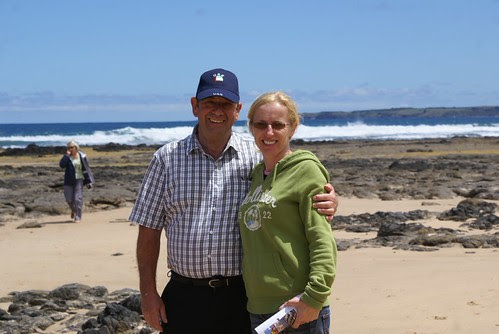 John and Caroline...and Joss in the background!