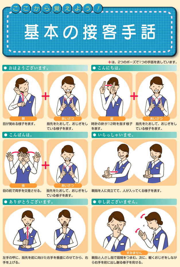 接客手話