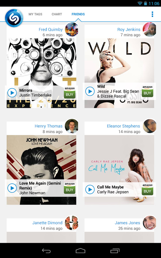 Shazam Encore - screenshot