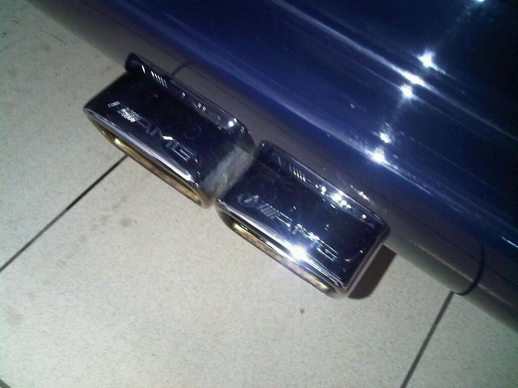 Muffler AMG Original for W140