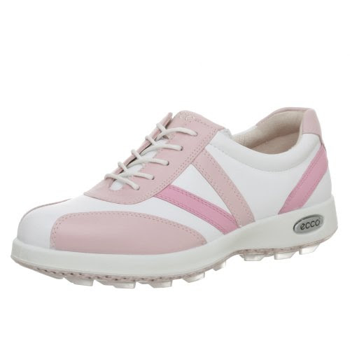 ECCO Women's Spikeless Activa Golf Shoe,White/Ros/Mrsh,41 EU (10-10.5 US)